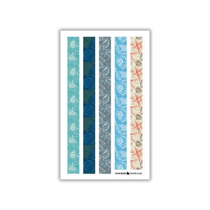 Seashell Washi - Four Bears Sticker Club
