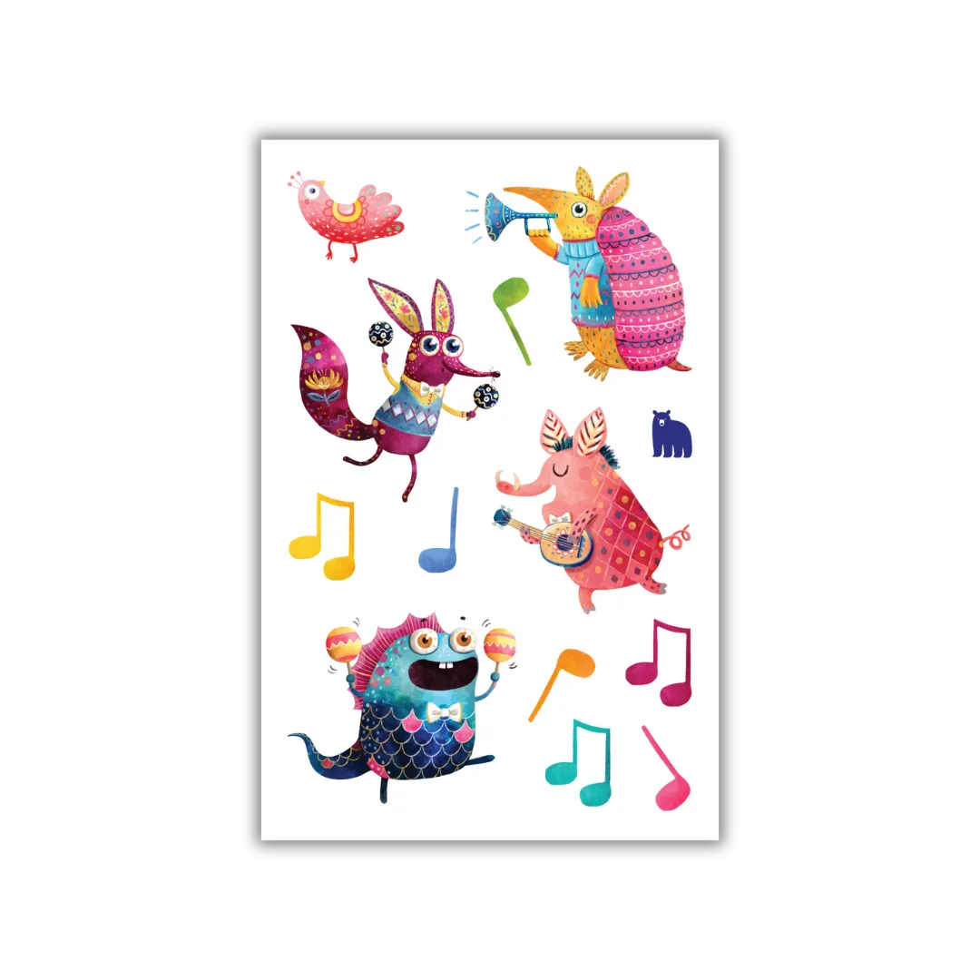 Making Melodies - Four Bears Sticker Club