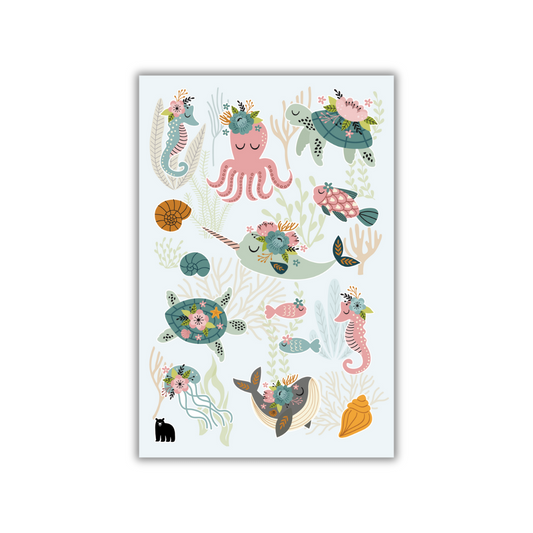 Floral Sea Life