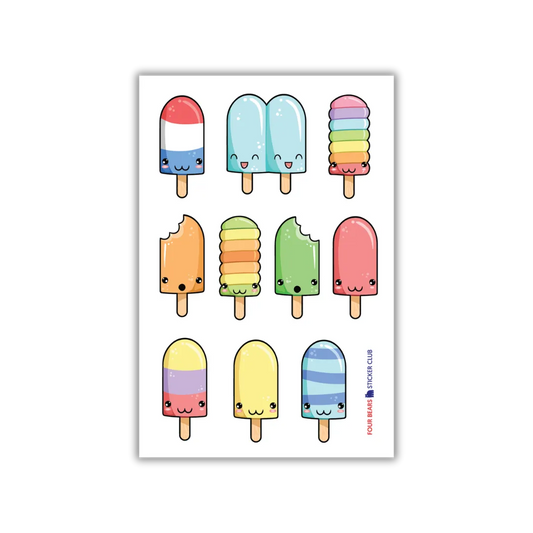 Popsicle Pals - Four Bears Sticker Club