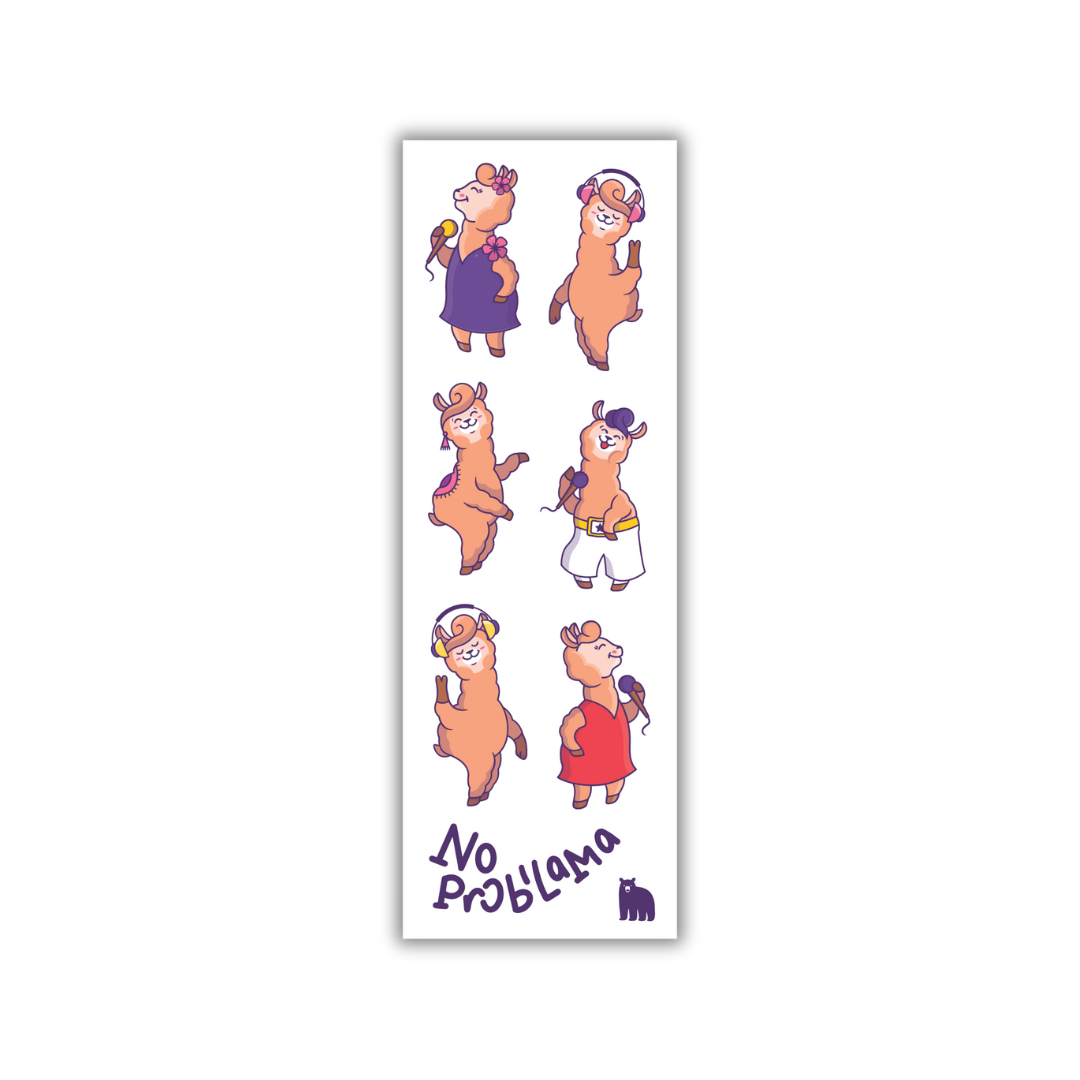 Sticker 4911 No Prob-llama – Four Bears Sticker Club