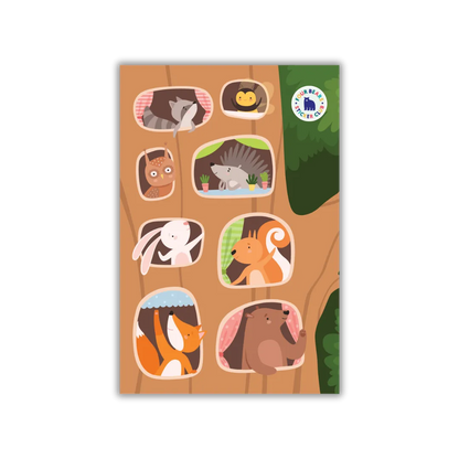 Woodland Home - Four Bears Sticker Club