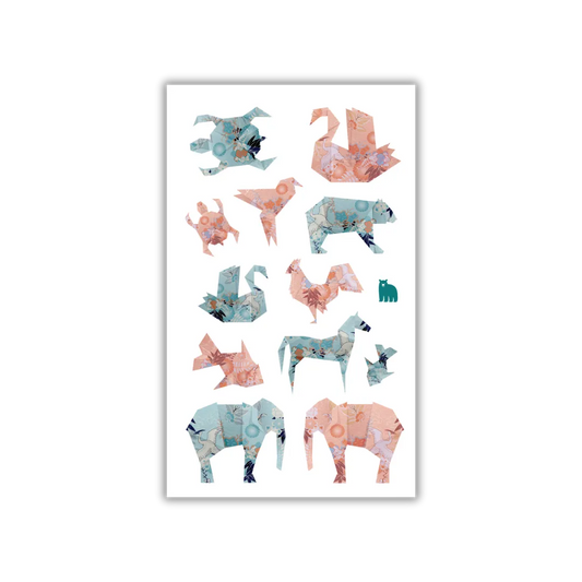 Origami Animals - Four Bears Sticker Club