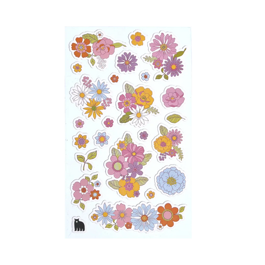 Bunches of Blossoms - Four Bears Sticker Club