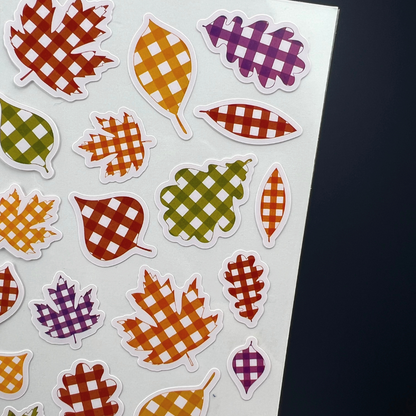 Plaid Leaves