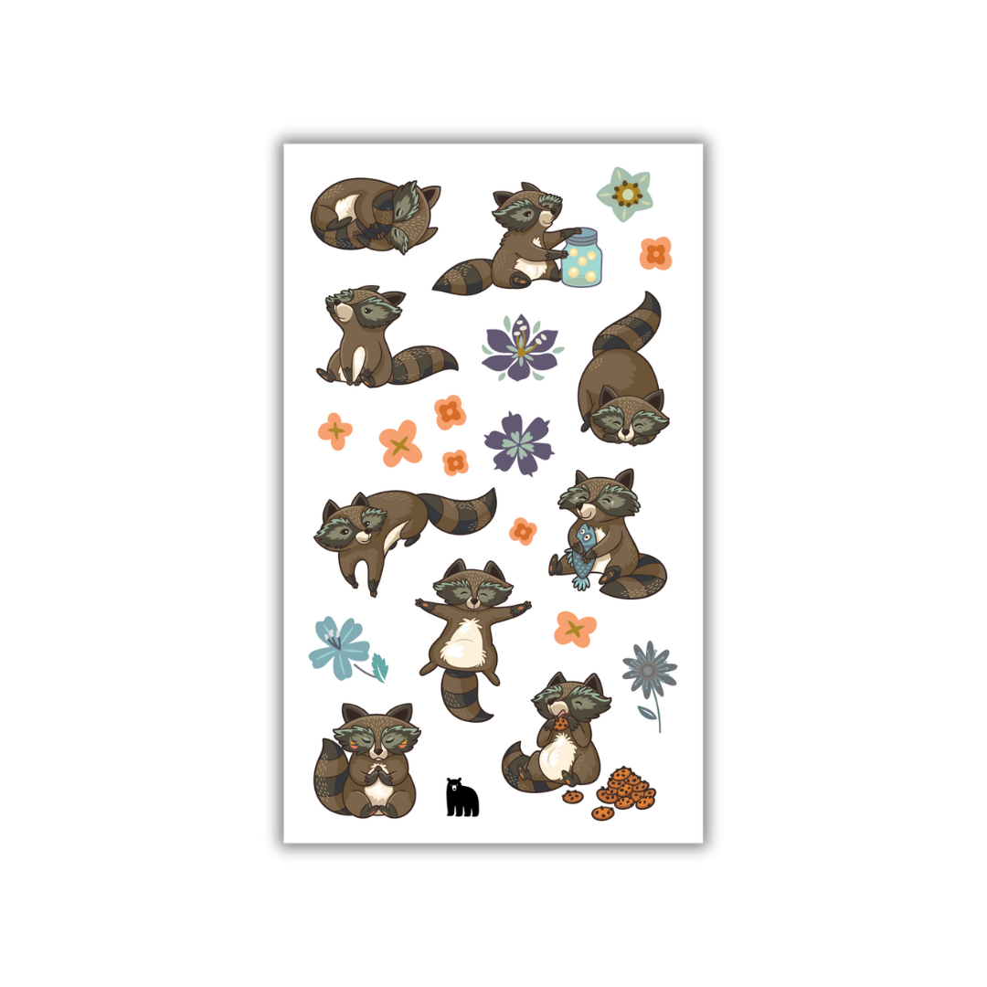 Romping Raccoons