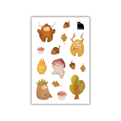 Forest Monster - Four Bears Sticker Club