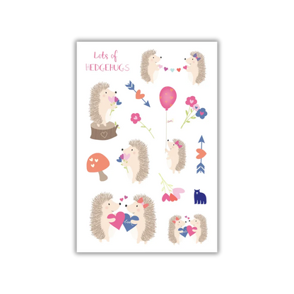 HedgeHugs - Four Bears Sticker Club