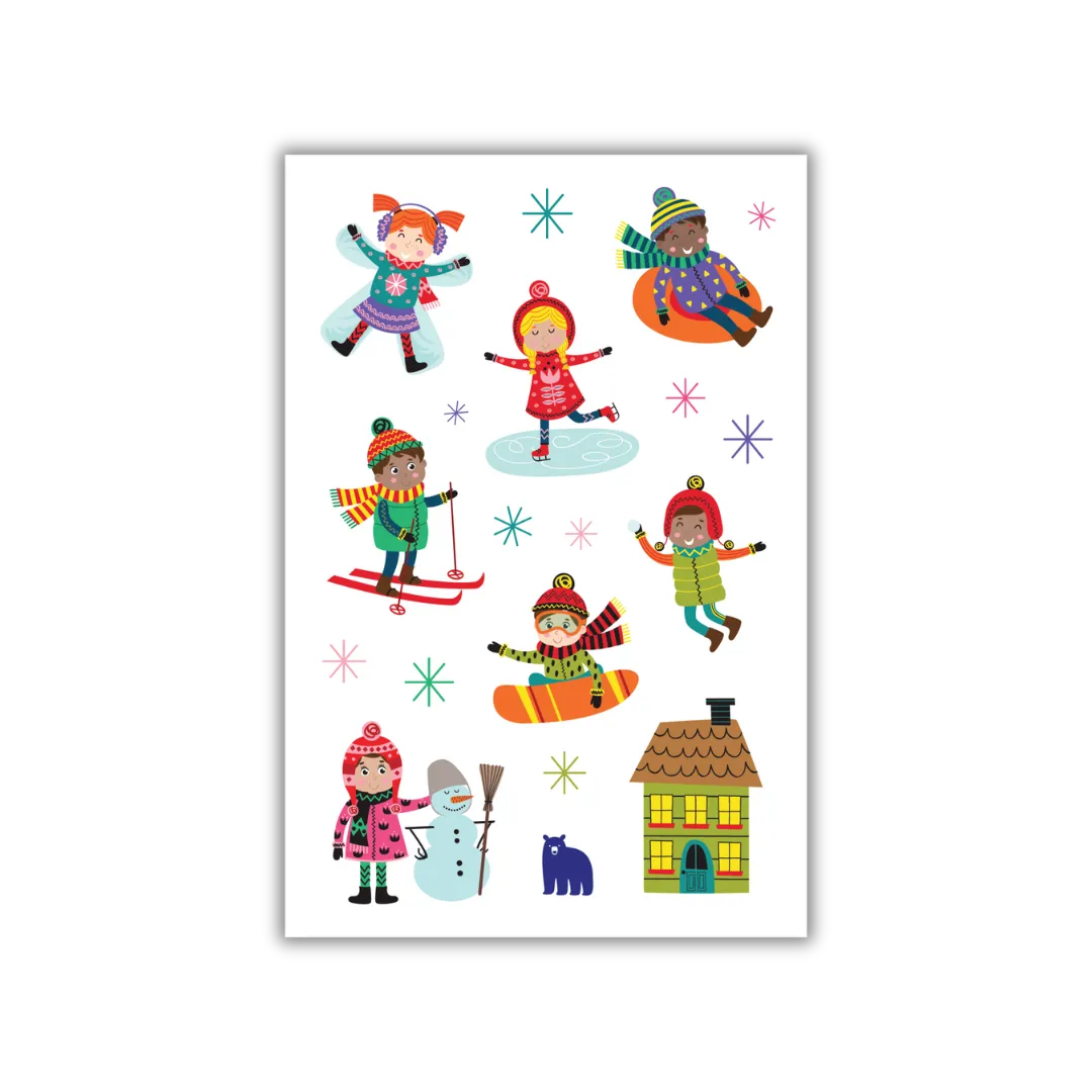 Snow Much Fun - Four Bears Sticker Club