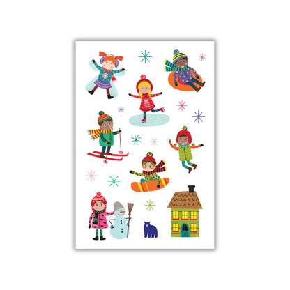 Snow Much Fun - Four Bears Sticker Club