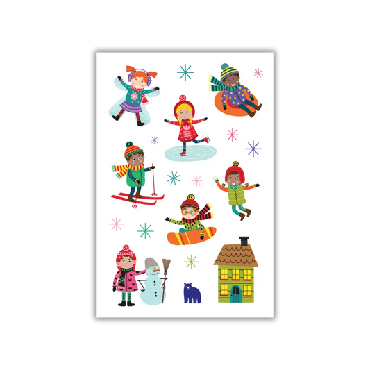 Snow Much Fun - Four Bears Sticker Club