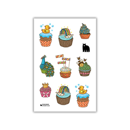 Springtime Sprinkles - Four Bears Sticker Club