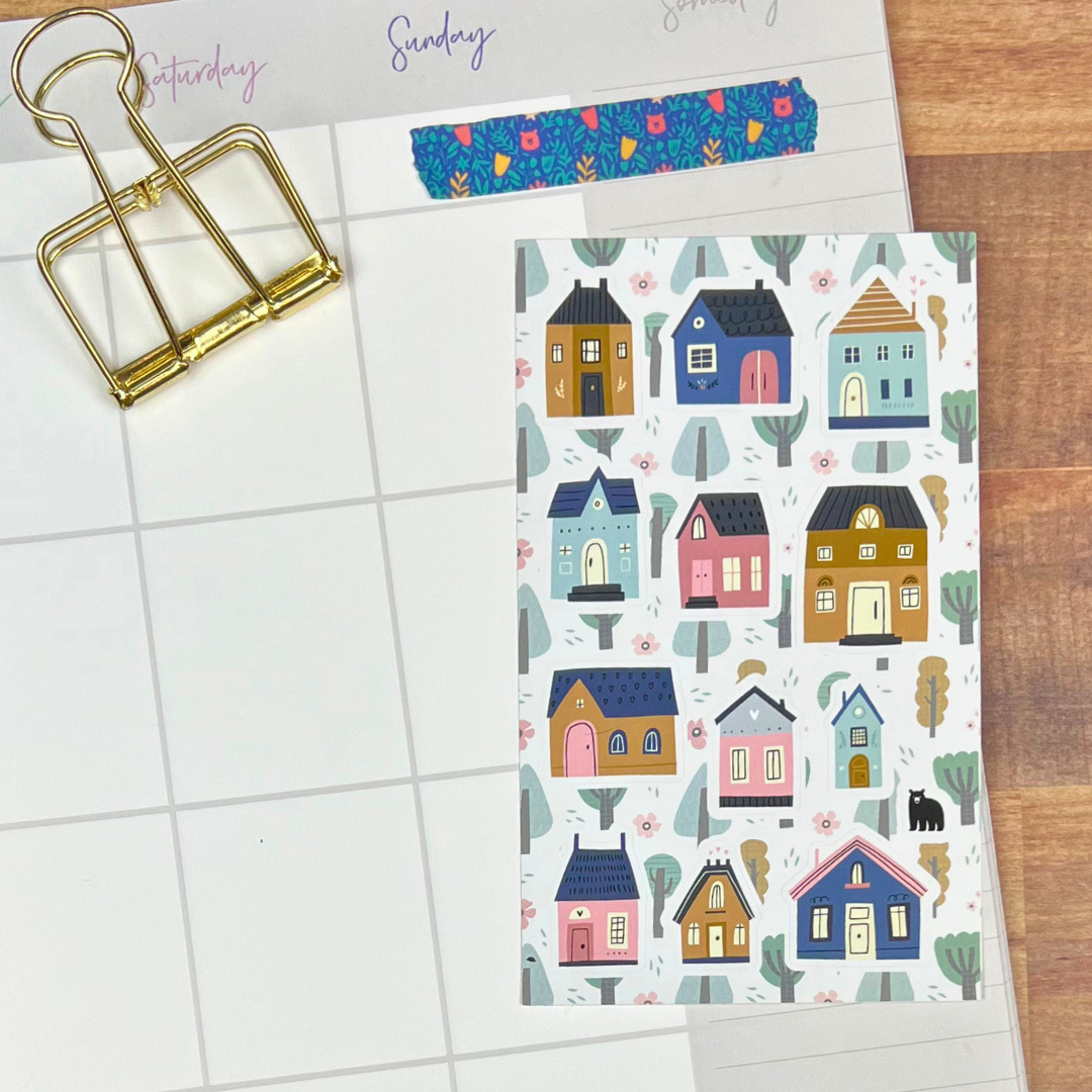 Cbeebies House Sticker Cute Houses – Four Bears Sticker Club