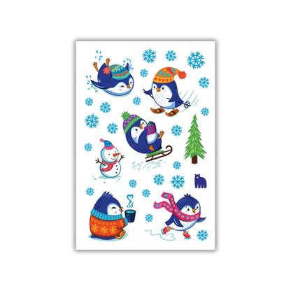 Penguin Party - Four Bears Sticker Club