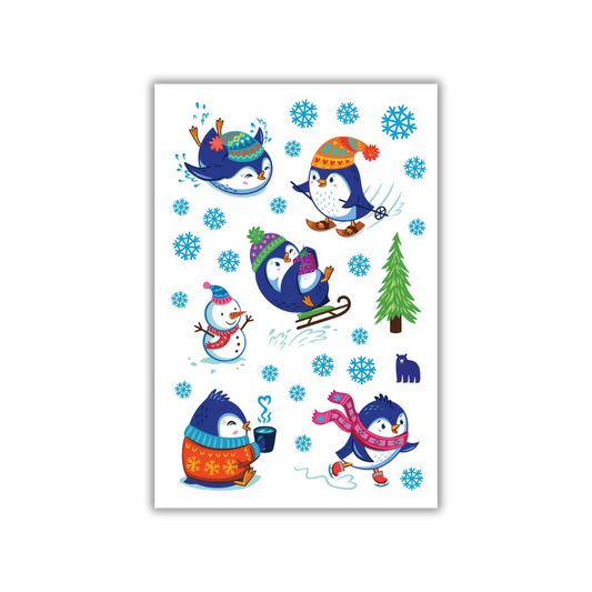 Penguin Party - Four Bears Sticker Club