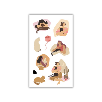 Cat Lady - Four Bears Sticker Club