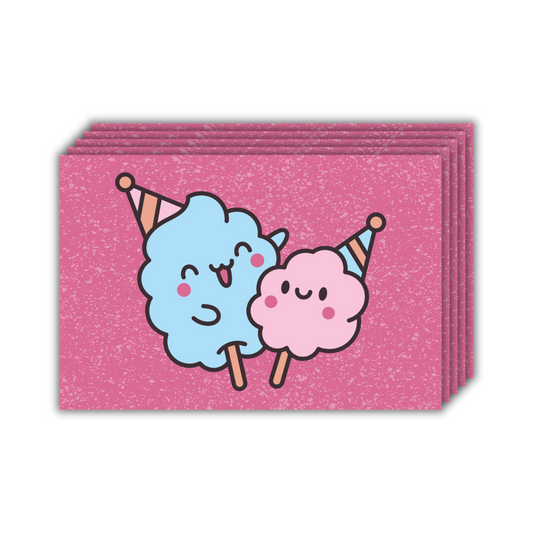 Cotton Candy Postcards