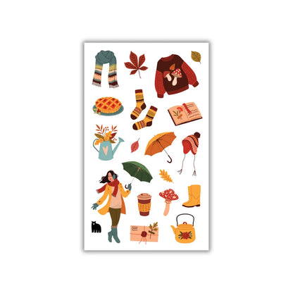 Don't Sweat The Fall Stuff - Four Bears Sticker Club