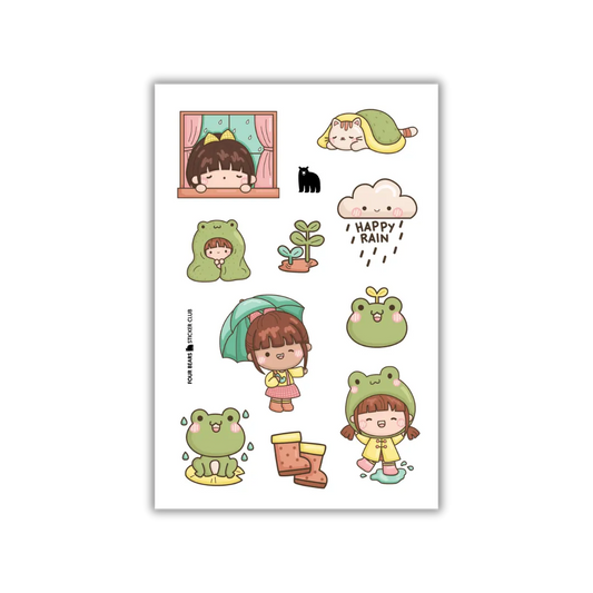 Feeling Froggy - Four Bears Sticker Club