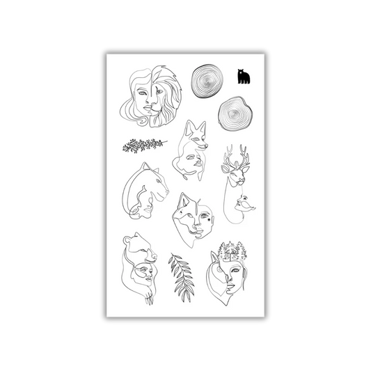 Wild Woman - Four Bears Sticker Club