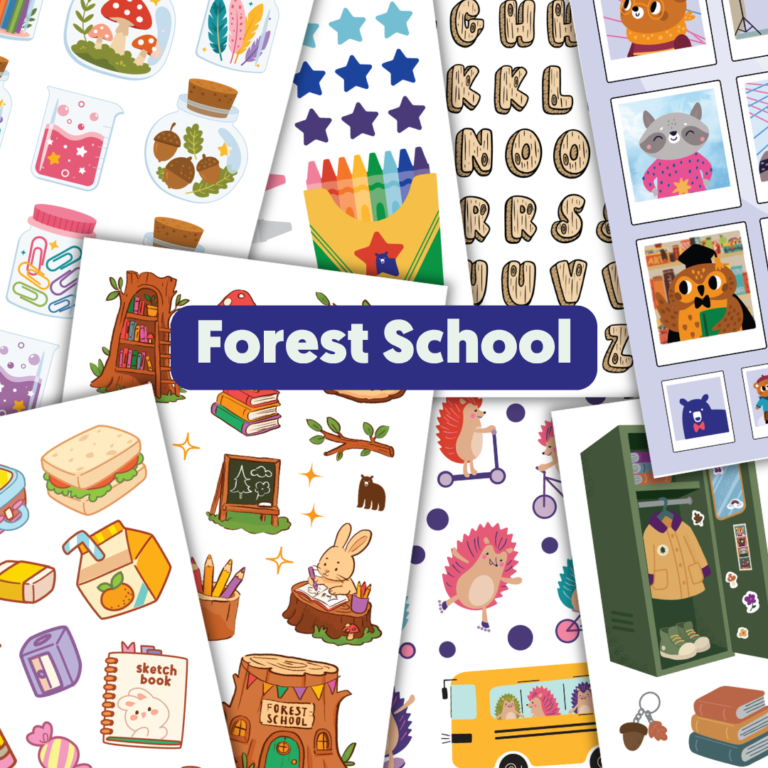 August 2026 Little Kids Sticker Club
