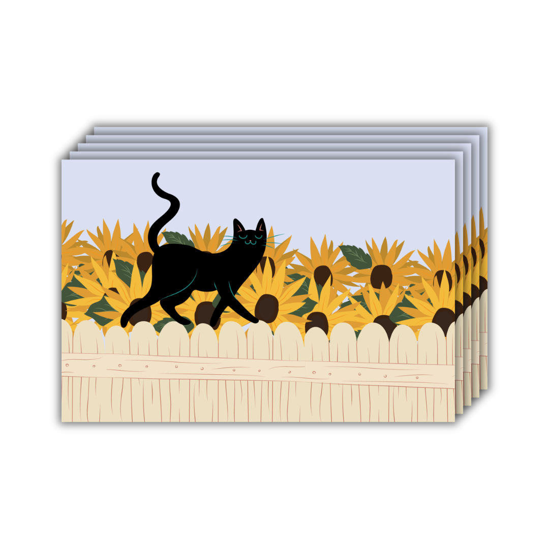 Sunflower Stroll Postcards