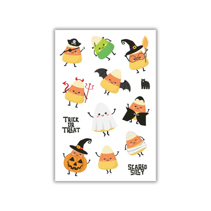 Candy Corn Cuties - Four Bears Sticker Club