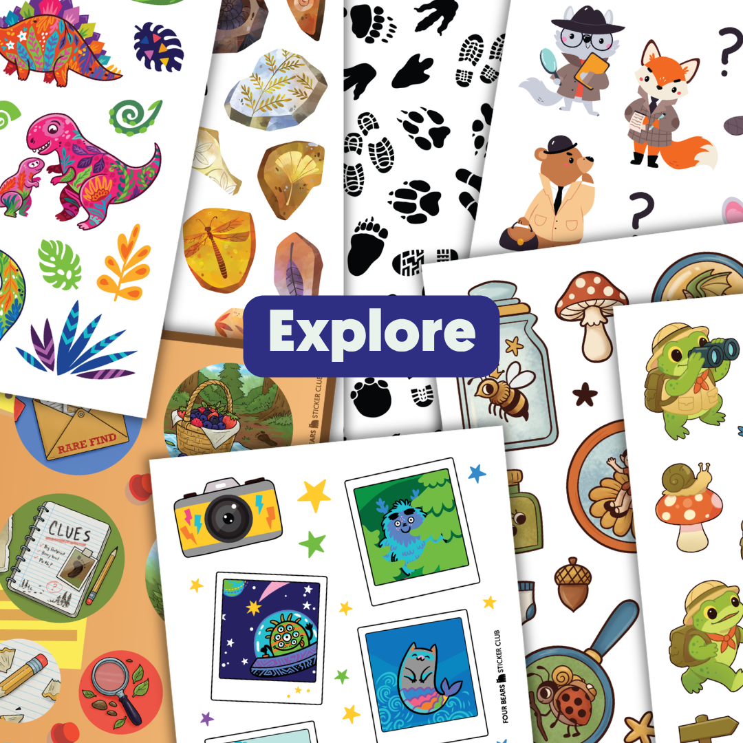 July 2026 Little Kids Sticker Club