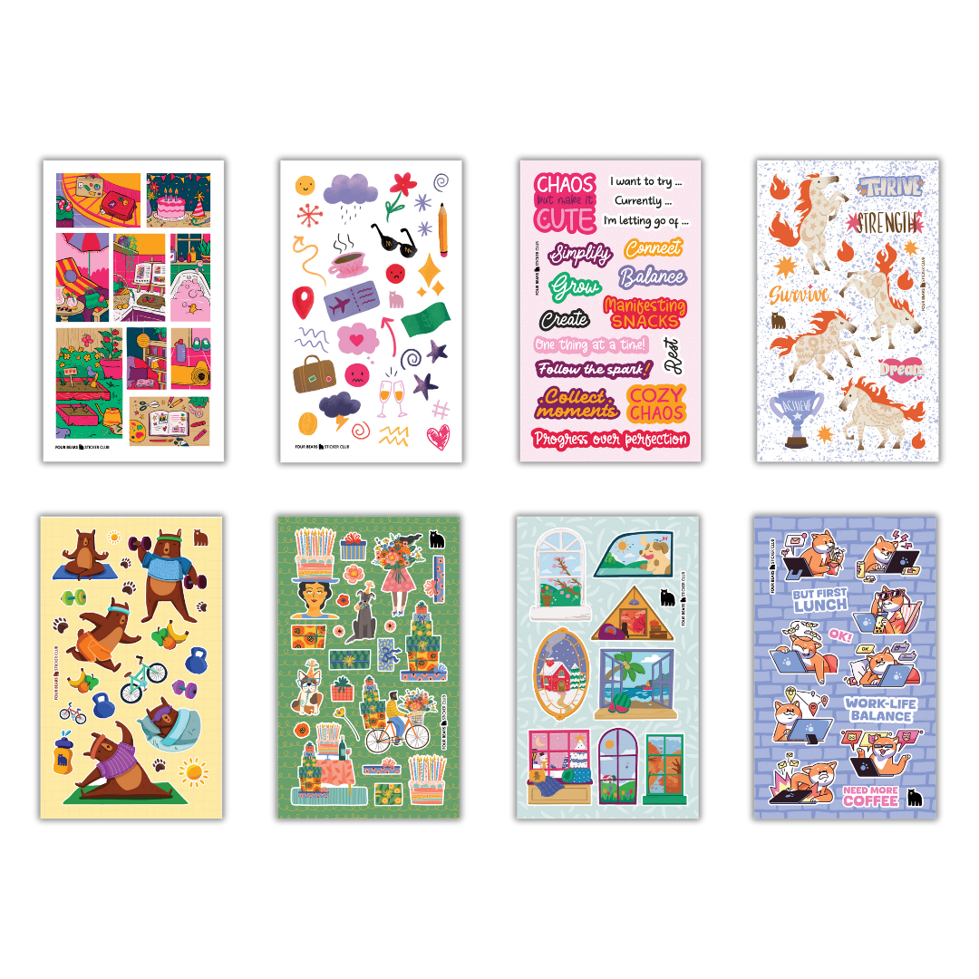 December 2025 Big Kids Sticker Club