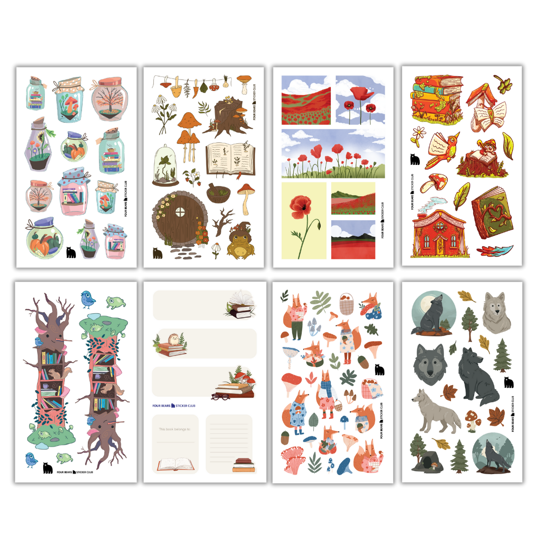 October 2025 Big Kids Sticker Club