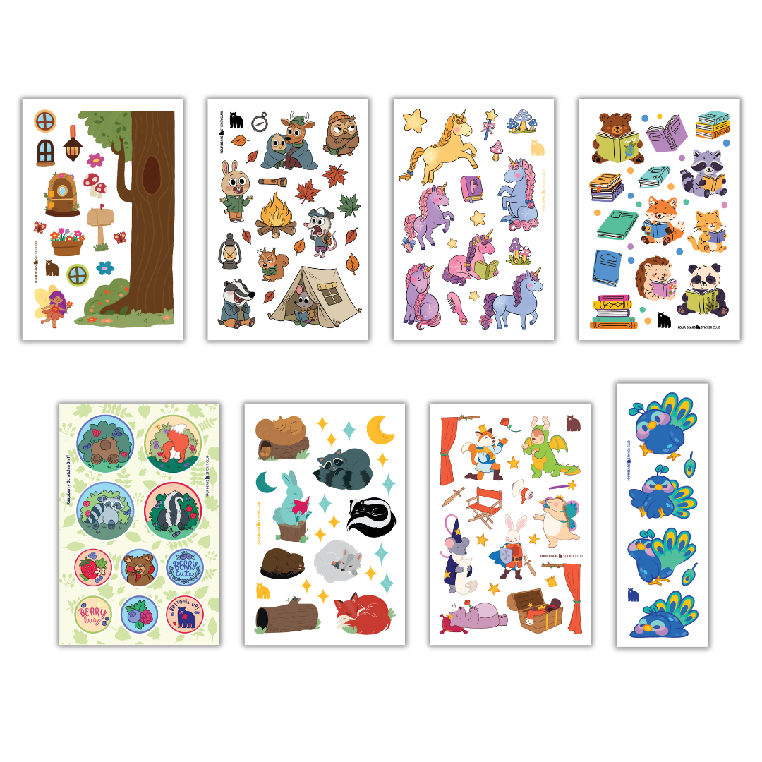 October 2026 Little Kids Sticker Club