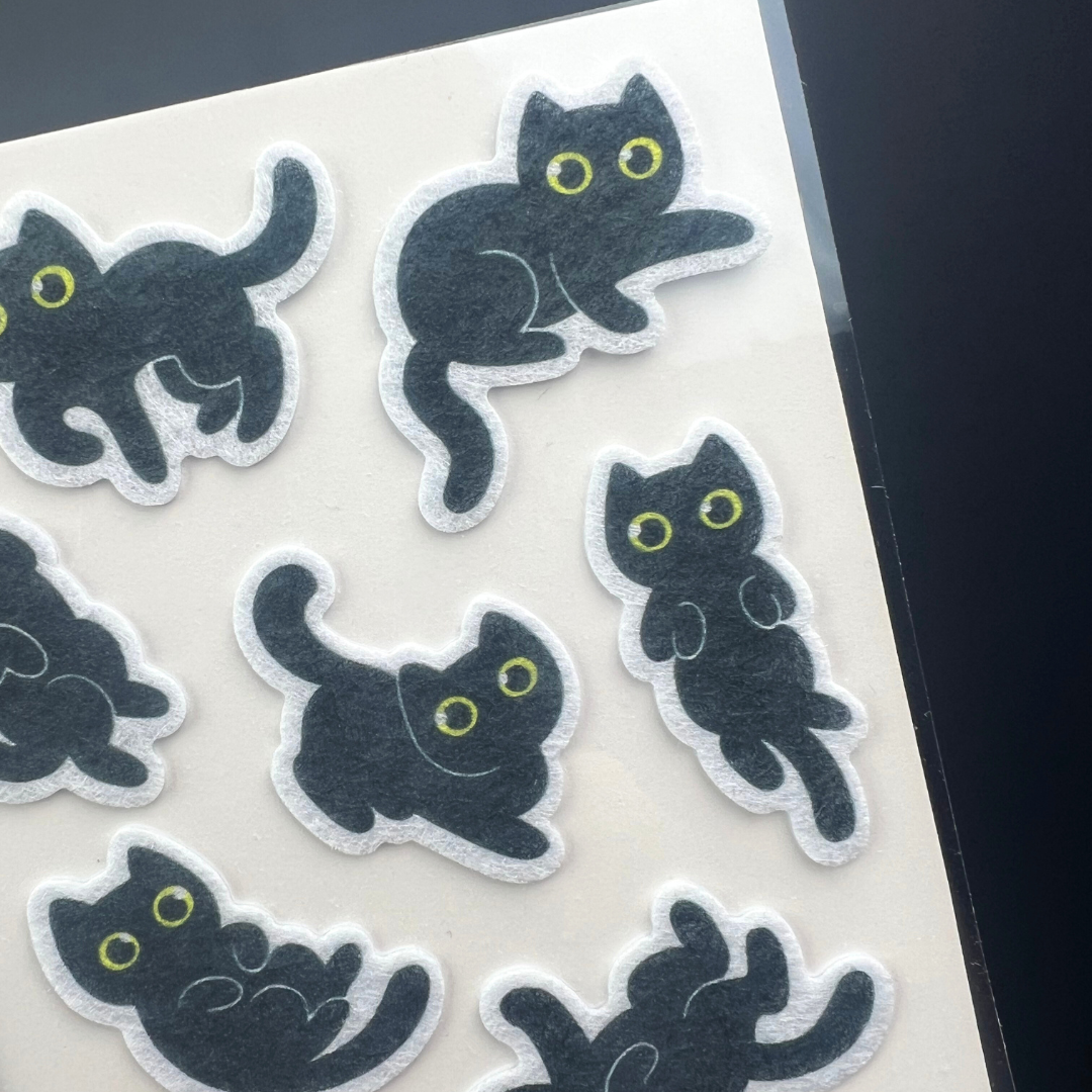 Fuzzy Black Cats
