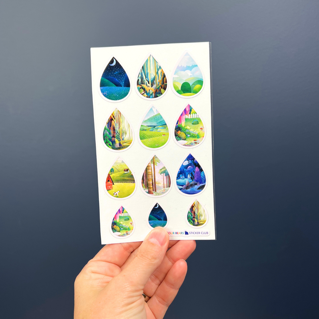 Raindrop Landscapes