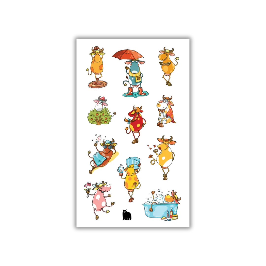 Udderly Amusing - Four Bears Sticker Club