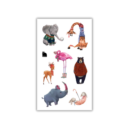 Cozy Creatures - Four Bears Sticker Club