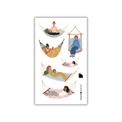 Hammock Hangouts - Four Bears Sticker Club