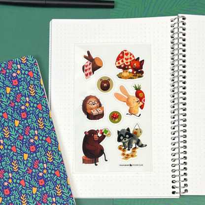 Woodland Sticker Party