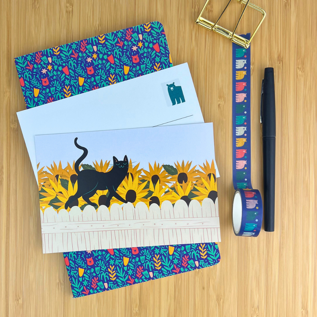 Sunflower Stroll Postcards