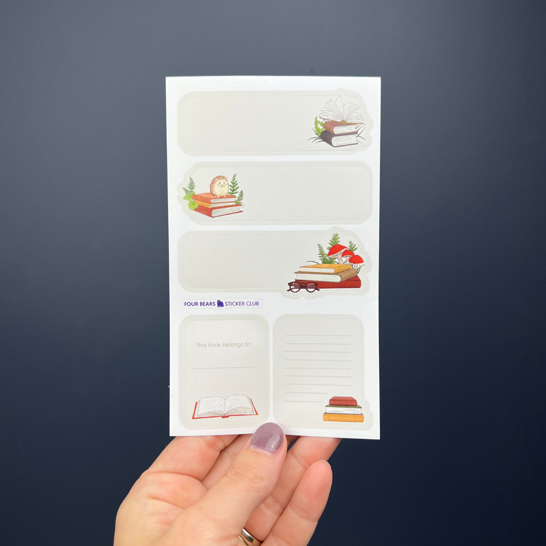 Forest Library Labels