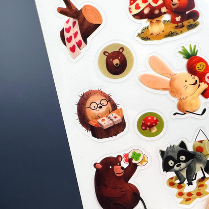 Woodland Sticker Party