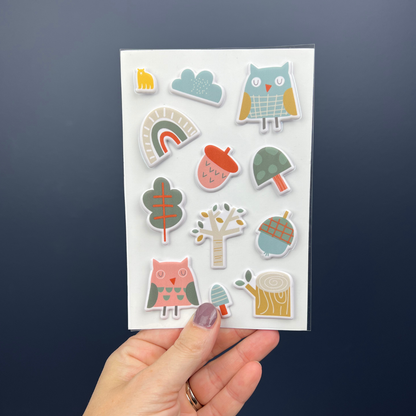 Owl Night Long Puffy