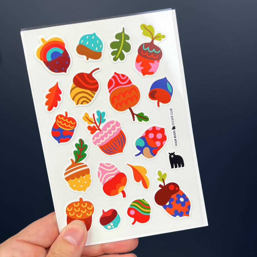Rainbow Acorns