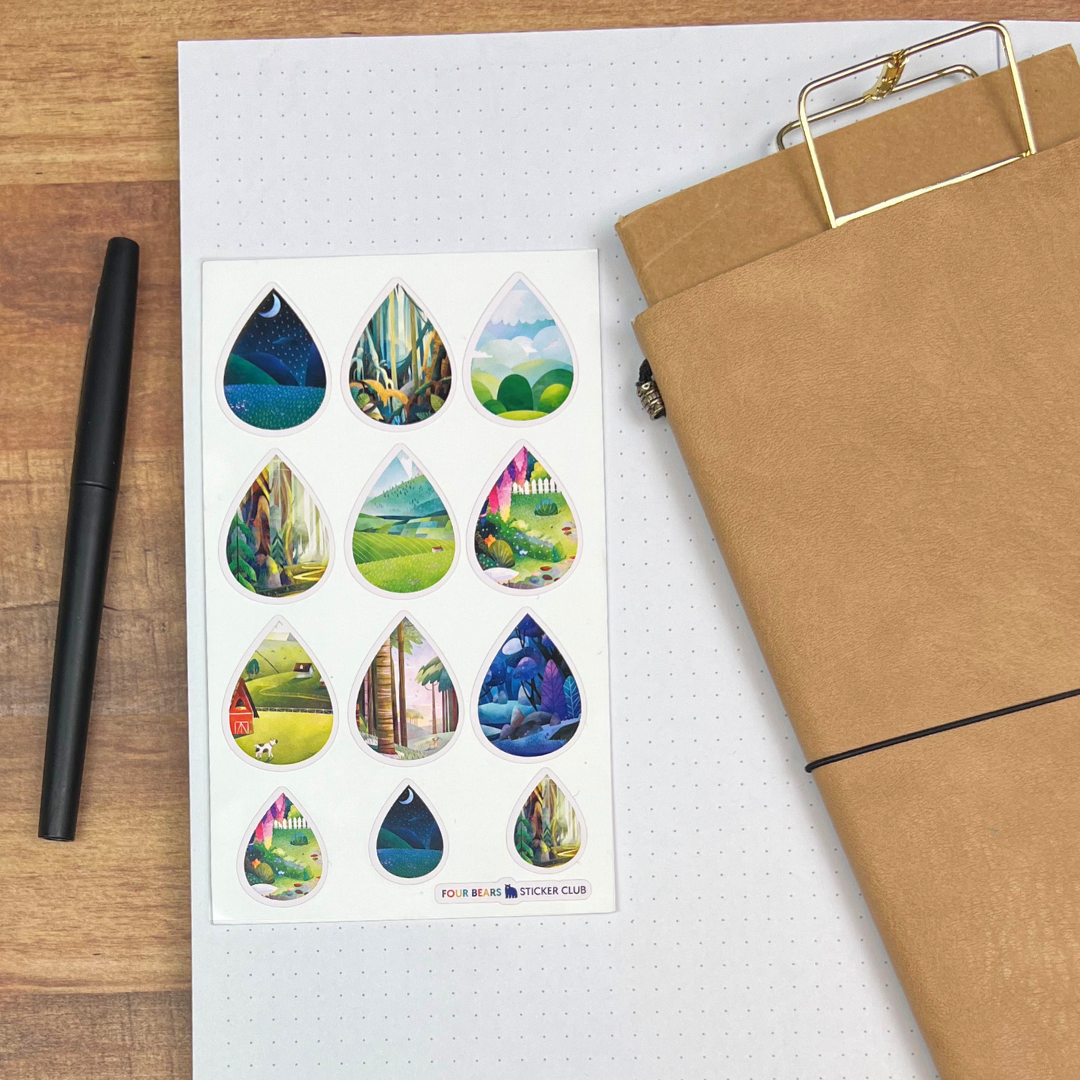 Raindrop Landscapes