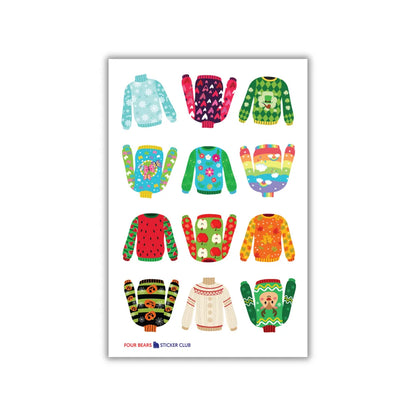 Year of Sweaters - Four Bears Sticker Club