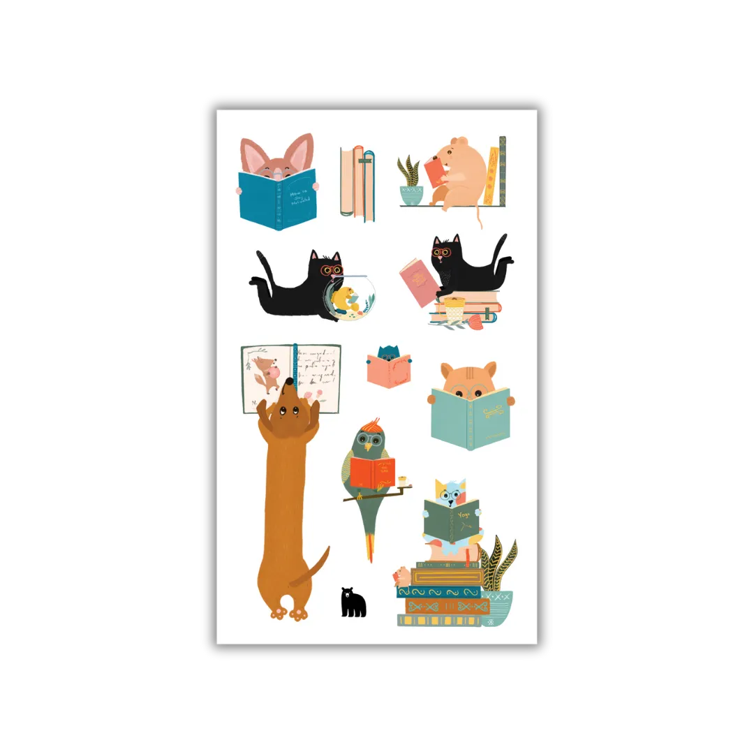 Bookish Buddies - Four Bears Sticker Club