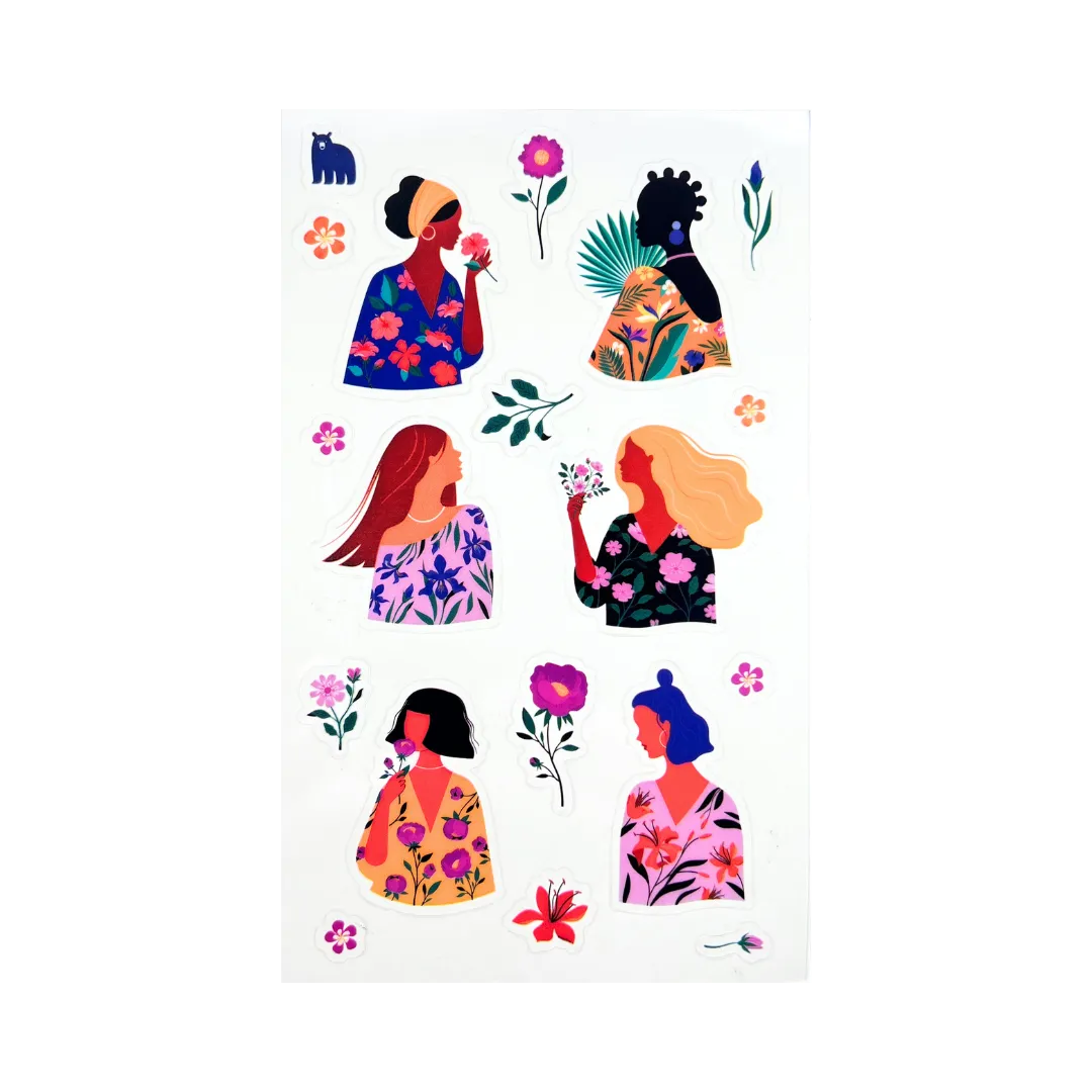 Blooming Beauties - Four Bears Sticker Club