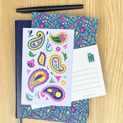 Paisley Petal Postcards