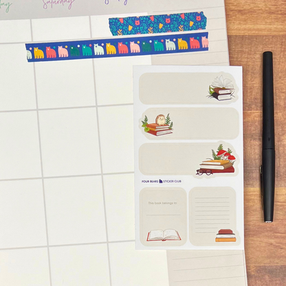 Forest Library Labels