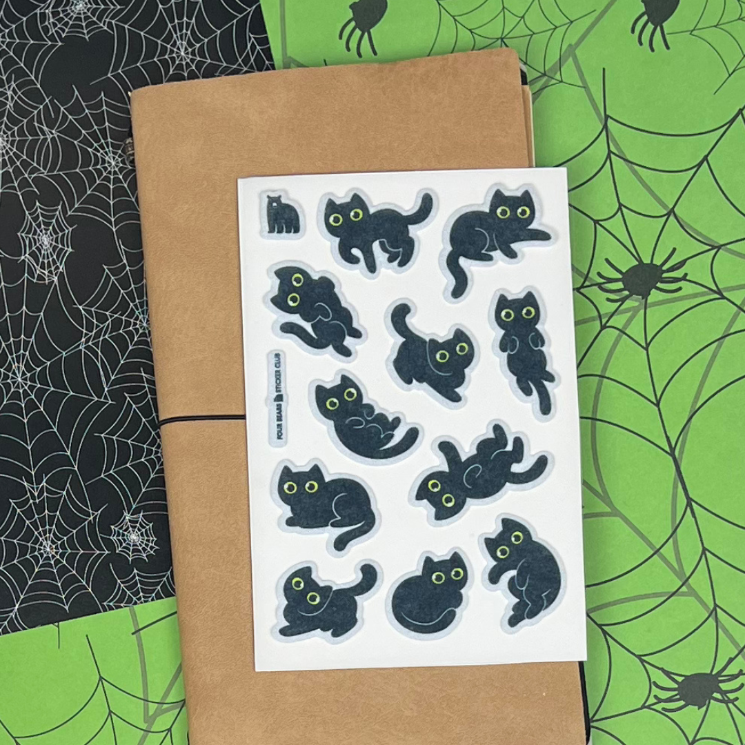 Fuzzy Black Cats
