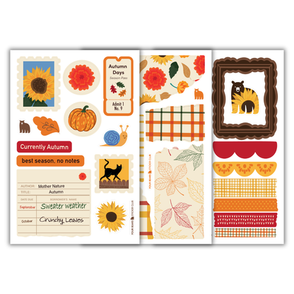 Autumn Archives - Journal Sticker Kit
